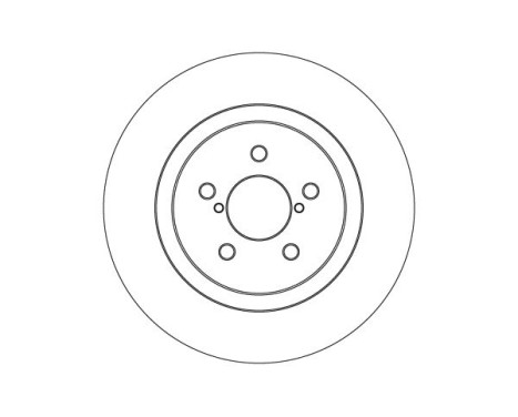 Brake disc DF4640 TRW
