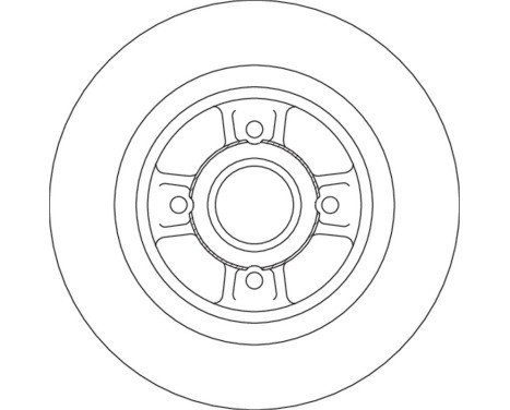 Brake Disc DF4690BS TRW, Image 3