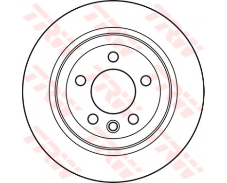 Brake Disc DF4718S TRW, Image 2