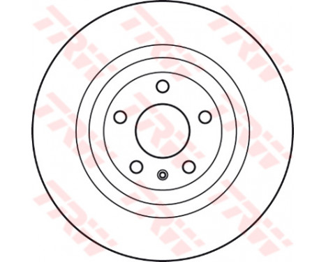 Brake Disc DF4751S TRW, Image 2