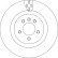 Brake Disc DF4792S TRW, Thumbnail 3