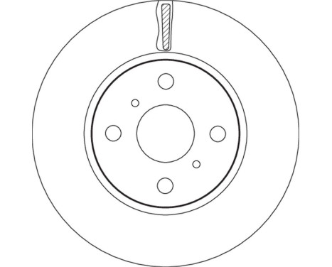 Brake Disc DF4806 TRW, Image 3