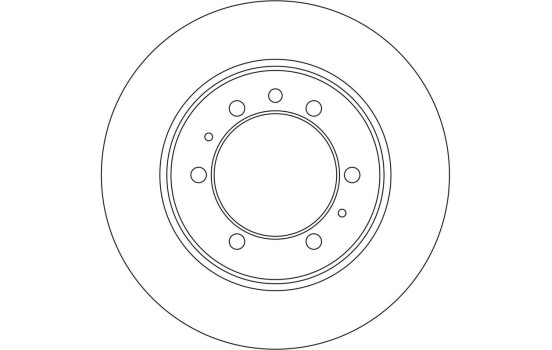 Brake Disc DF4814 TRW, Image 2