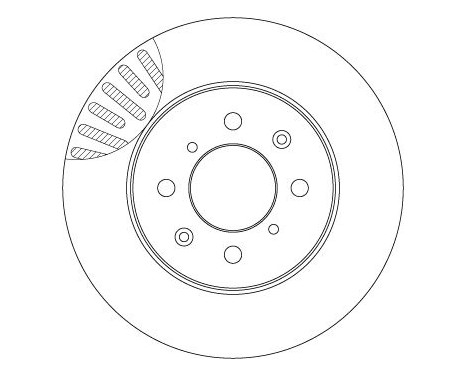 Brake Disc DF4825 TRW, Image 3