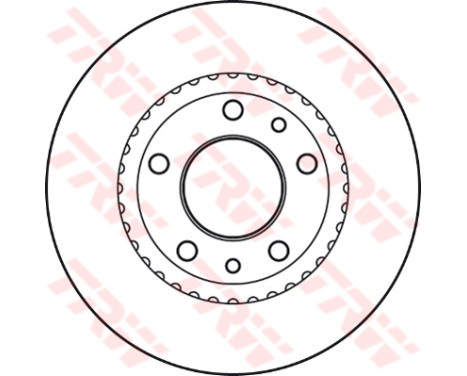 Brake Disc DF4836S TRW, Image 2