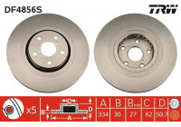 Brake Disc DF4856S TRW
