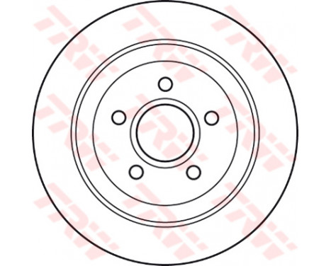 Brake Disc DF4875 TRW, Image 2