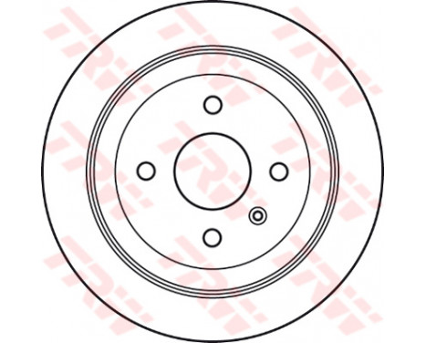 Brake Disc DF4880 TRW, Image 2