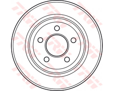 Brake Disc DF4882 TRW, Image 2