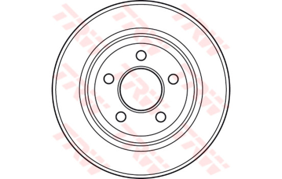 Brake Disc DF4882 TRW, Image 2