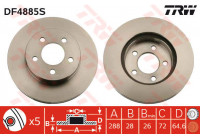 Brake Disc DF4885S TRW