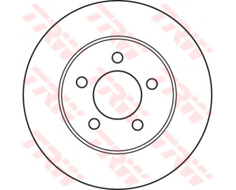 Brake Disc DF4885S TRW, Image 2