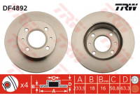 Brake Disc DF4892 TRW