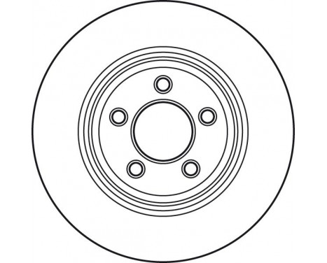 Brake Disc DF4907S TRW, Image 4