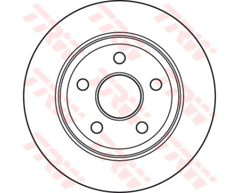 Brake Disc DF4914S TRW, Image 2