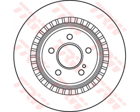 Brake Disc DF4916S TRW, Image 2