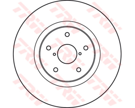 Brake Disc DF4930S TRW, Image 2