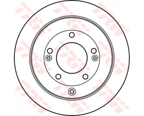 Brake Disc DF4937 TRW, Image 2