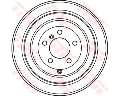 Brake Disc DF4954S TRW, Image 2