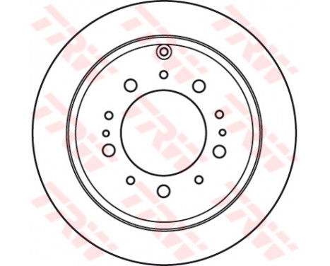 Brake Disc DF4965S TRW, Image 2