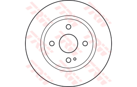 Brake Disc DF4966 TRW, Image 2