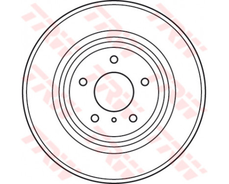 Brake Disc DF4983S TRW, Image 2