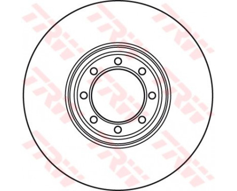 Brake Disc DF4985S TRW, Image 2