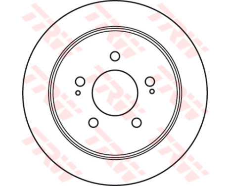 Brake Disc DF4986S TRW, Image 2