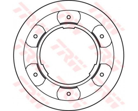 Brake Disc DF4993S TRW, Image 2