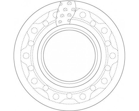 Brake Disc DF5017S TRW