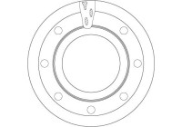 Brake Disc DF5078S TRW