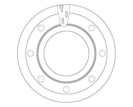 Brake Disc DF5078S TRW