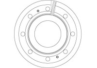 Brake Disc DF5093S TRW