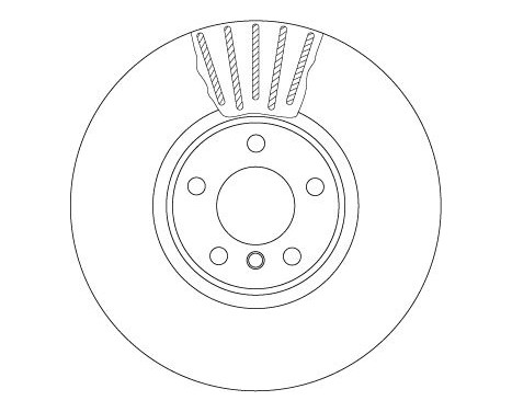 Brake Disc DF6001S TRW, Image 3