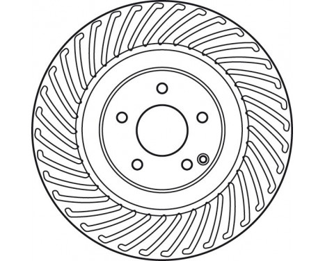 Brake Disc DF6004S TRW, Image 2