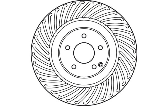 Brake Disc DF6004S TRW, Image 2