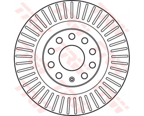 Brake Disc DF6005 TRW, Image 2