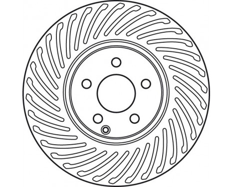 Brake Disc DF6012S TRW, Image 2