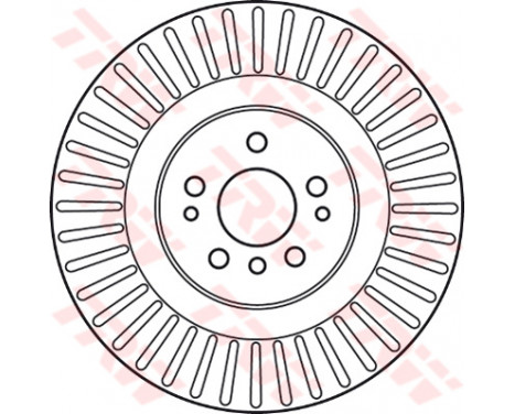 Brake Disc DF6013S TRW, Image 2