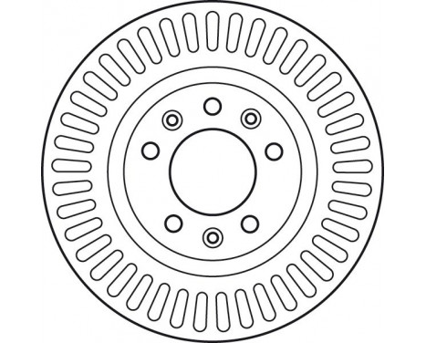 Brake Disc DF6020S TRW, Image 2