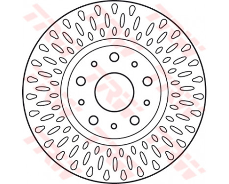 Brake Disc DF6021 TRW, Image 2