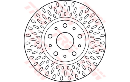Brake Disc DF6021 TRW, Image 2