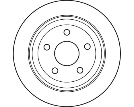 Brake Disc DF6027 TRW, Image 2