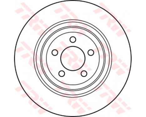 Brake Disc DF6028S TRW, Image 2