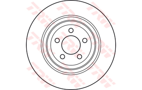 Brake Disc DF6028S TRW, Image 2