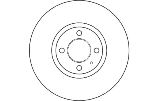Brake disc DF6030 TRW