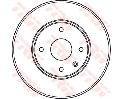 Brake Disc DF6031 TRW, Image 2
