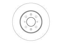 Brake disc DF6036 TRW