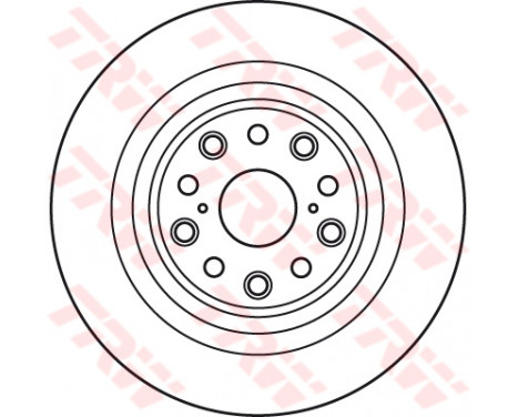 Brake Disc DF6038S TRW