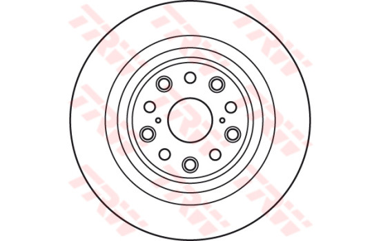Brake Disc DF6038S TRW